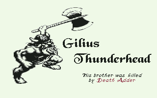 Golden Axe screenshot 4 for Commodore 64